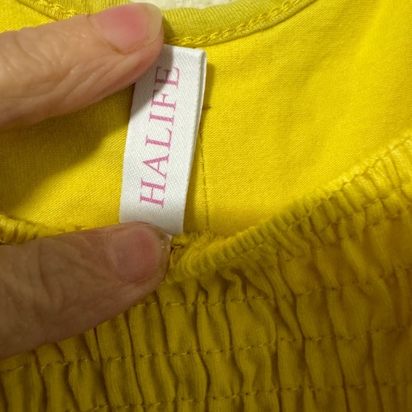 Yellow Button-Down Sundress - Picture 3 of 3